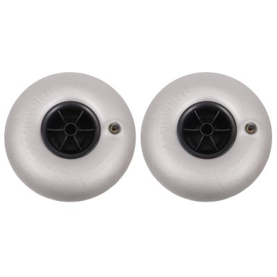 2Pcs Balloon Wheels Tires Beach Cart Tires Beach Sand Tires PVC Replacement Sand Tires for Kayak, Dolly, Canoe Boat Buggy Carrie (10 inch)