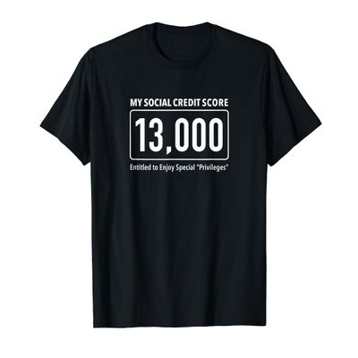 Social Media Credit Score T-Shirt