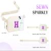 COSHAYSOO Initial Letter Fanny Pack for Girls Personalized Christmas Birthday Gifts for 6 7 8 9 10 11 12 Year Old Teen Girl, Girly Fashion Crossbody Purse Belt Bag Preteen Tween Trendy Stuff Ivory H view 3