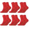 ihreesy Self-Heating Shaping Socks,6 Pairs Heated Socks Winter Thermal Foot Warmer Socks Hyperthermia Socks Foot Massage Thermotherapeutic Sock for Men Women,6 Pairs of Reds view 1