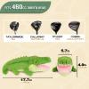 Animals Driver Headcover Alligator Plush Golf Club Head Cover Gift for Men Women view 3