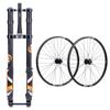 BUCKLOS 29 inch Electric Mountain Bike Air Suspension Inverted Downhill Fork, Thru Axle Boost MTB Wheelset, Front 15 * 110mm Rear 12 * 148mm Disc Brake Mountain Bike Wheel. view 1