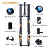 BUCKLOS 29 inch Electric Mountain Bike Air Suspension Inverted Downhill Fork, Thru Axle Boost MTB Wheelset, Front 15 * 110mm Rear 12 * 148mm Disc Brake Mountain Bike Wheel. view 2
