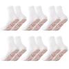 ihreesy Self-Heating Shaping Socks,6 Pairs Heated Socks Winter Thermal Foot Warmer Socks Hyperthermia Socks Foot Massage Thermotherapeutic Sock for Men Women,6 Pairs Of White view 1