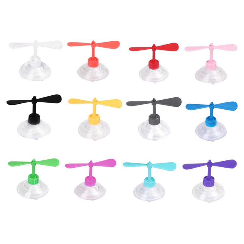 Homoyoyo 10 Pcs Mini Mini Bike Accessories Trendy Decor Lovely Helmet Decor Dragonfly Propeller Helmet Suction Propeller Trumpet ate Electrical Motorbike Half
