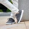 Men's Orthopedic Walking Shoes with Arch Support: Casual Business Oxfords for Plantar Fasciitis, Supportive Lace Up Sneakers for Pain Relief Dark Grey Size 8 view 2