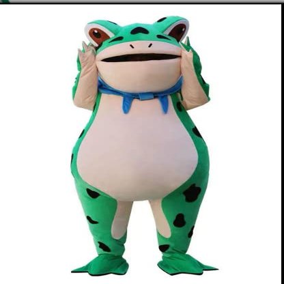 Professional Funny Frog Animal Halloween Fancy Dress Fursuit Birthday Party Mascot Costume Fursuit Furry Costume Birthday Party Fancy Dress Halloween Cosplay Birthday Party Cosplay Gift