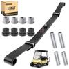 10L0L Golf Cart Front 2-Leaf Spring Kit for Club Car DS & Precedent, Standard/Heavy Duty Leaf Spring with Bushings & Sleeves, Replace OEM 1012030, 103628801