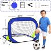 EVERRUSH Pop Up Soccer Goals Nets for Backyard Beach Soccer Training Net Mini Portable Foldable Lightweight Indoor + Outdoor Football Goal with Carry Bag view 4