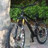 BUCKLOS 26" QR 9 * 100mm MTB Air Suspension Fork Damping Adjust Travel 120mm Manual Lock Bike Forks, Gas Shock XC Bike& Disc Brake 32H, Aluminum Alloy Rim Black Bike Wheel, fit 7-11 Speed Cassette view 4