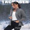 TACVASEN Womens Fleece Jacket Light Weight Soft Warm Zip Up Basic Casual Workout Fashion with Zip Pockets Dark Grey M view 2