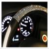 FUERU Car Steering Wheel Cover Set Universal Car Steering Wheel Cover Breathable Moisture Drainage Diamond Exquisite Car Interior (Color : 2#) view 4