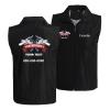 Custom Barber Smocks Personalized Barber Vest Design Logo Name, Polyester Workwear Jacket for Barbershop Hair Salon Stylist view 1