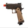 Vorsk Airsoft Pistol CS Compact Vengeance 3.8 Hi Capa - Bronze/Tan view 1