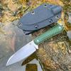 Watchman W206 EDC Fixed Blade Knife 14C28N Blade Steel Micarta Handle with Kydex Sheaths for Outdoor Activities Camping (Navy) view 1