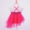 Alvivi Kids Girls Glitter Sequined Camisole Leotard Ballet Tutu Dress Ballerina Dance wear Costumes Rose A 8-10 Years view 4