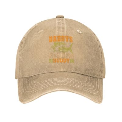Fishing Lovers Hat Cap Daddy's Fishing Buddys Hat for Women Baseball Hat Graphic Hat Natural