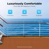 Boat Flooring EVA Foam Boat Decking Sheet Self Adhesive Marine Flooring Brushed Marine Carpet for Boats Yacht Kayak Decking Cushioning Seating Helm Pad Swimming RV Non Slip Pad (94" x 24", Brown) view 4