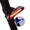 New Bike Tail Light with Red-Blue Dual Color,5 Modes,Silicone Strap,USB Rechargeable,Waterproof,168 Lumens Super Bright Bicycle Rear Lights Turn Signals for Night Riding view 1