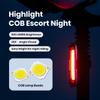 New Bike Tail Light with Red-Blue Dual Color,5 Modes,Silicone Strap,USB Rechargeable,Waterproof,168 Lumens Super Bright Bicycle Rear Lights Turn Signals for Night Riding view 2