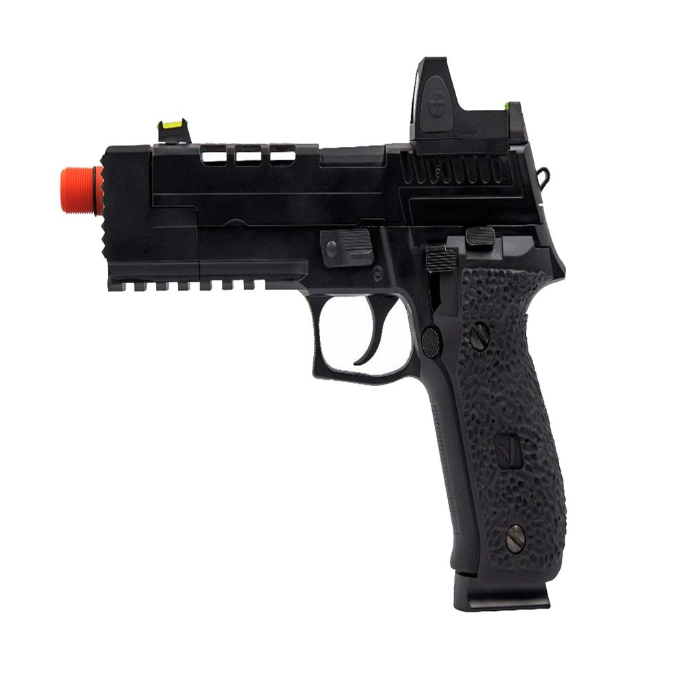 Vorsk Airsoft Pistol VP26X Gas Blowback Pistol + Micro Red Dot - Black