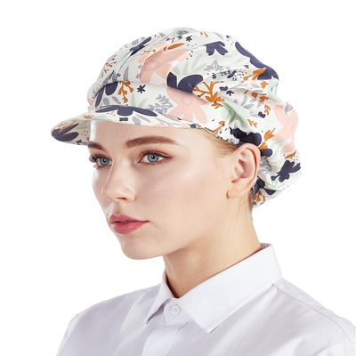 Nanxson 3pcs Chef Hats for Women Men Chef Caps Work Hats Kitchen Cooking Bakers Hat for Food Service with Brim