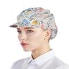 Nanxson 3pcs Chef Hats for Women Men Chef Caps Work Hats Kitchen Cooking Bakers Hat for Food Service with Brim view 1