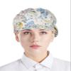 Nanxson 3pcs Chef Hats for Women Men Chef Caps Work Hats Kitchen Cooking Bakers Hat for Food Service with Brim view 3