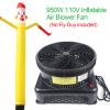 Upyouths Air Blower Air Blower Fan, Weather-Resistant Air Dance rs Inflatable Tube Man Inflator Blower Fan for Sky Dancers 17.7" 950W Inflatable Fly Guy Air Blower Fan for Outdoor Dancer view 2
