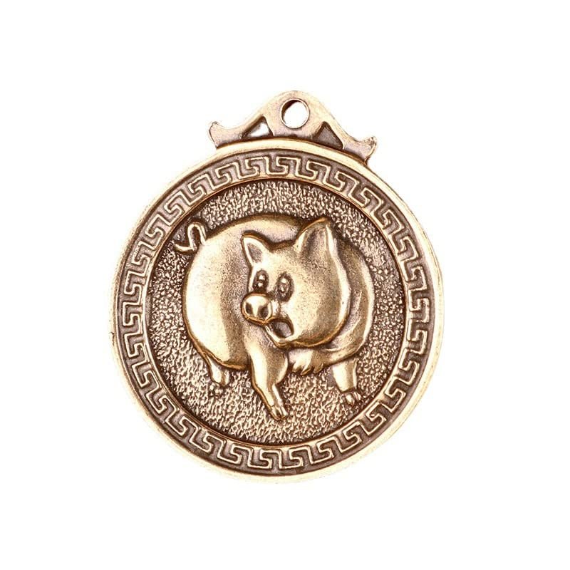 Brass Crafts Pure Copper Pendant Copper Ornaments Exorcism Mascot ()