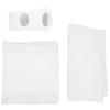 Women Princess Leia Costume Adult Leia White Dress with Belt Cosplay Halloween Outfits (Dress, XX-Large) view 4