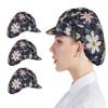 Nanxson 3pcs Chef Hats for Women Men Chef Caps Work Hats Kitchen Cooking Bakers Hat for Food Service with Brim view 2