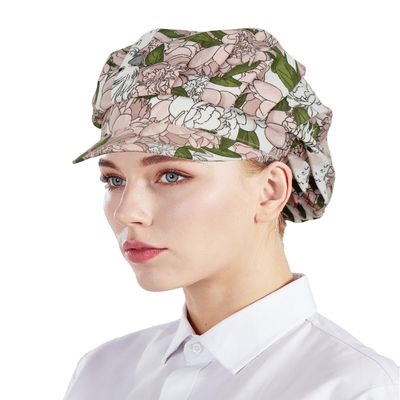 Nanxson 3pcs Chef Hats for Women Men Chef Caps Work Hats Kitchen Cooking Bakers Hat for Food Service with Brim