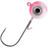 Dr.Fish 10 Pack 3D Eye Fishing Jig Heads Ball Swimbait Jig Saltwater Freshwater Bass Walleye Fishing Hooks Crappie Trout 1/8oz Pink view 1