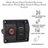 ABS Accurate Remote Control Bilge Pump Switch, Easy Install Automatic Off Manual 3 Way for Ships/Yachts (DC12V) view 2