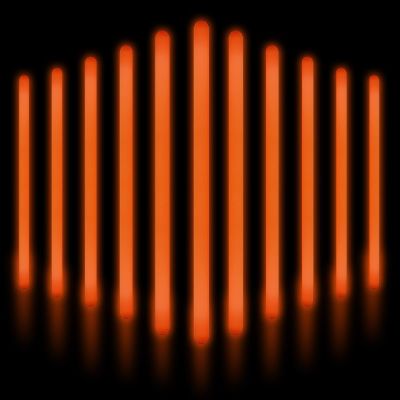 YOFOBU 12 PCS 14 Inch Industry Grade Glow Sticks Bulk Emergency Jumbo Light Sticks Glow in The Dark Bright Large Glow Sticks for Camping,Hiking,Hurricane, Earthquake, Survival Kit Accessories(Orange)