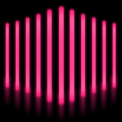 YOFOBU 12 PCS 14 Inch Industry Grade Glow Sticks Bulk Emergency Jumbo Light Sticks Glow in the Dark Bright Large Glow Sticks for Camping,Hiking,Hurricane, Earthquake, Survival Kit Accessories (Pink)