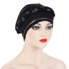 Muslim Women Braid Turban Cap Islamic Head Wraps Pre-Tied Hijab Bonnet Musulman Stretchy Hair Cover Indian Hat view 3