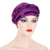 Muslim Women Braid Turban Cap Islamic Head Wraps Pre-Tied Hijab Bonnet Musulman Stretchy Hair Cover Indian Hat view 4