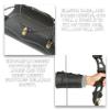 ZSHJGJR Archery Protective Gear Set - with Pu Archery Arm Guards & Leather Archery Finger Guard, Exquisite Recurve Bow Accessories for Youth Adult Beginners Practice Shooting Target Hunting view 4