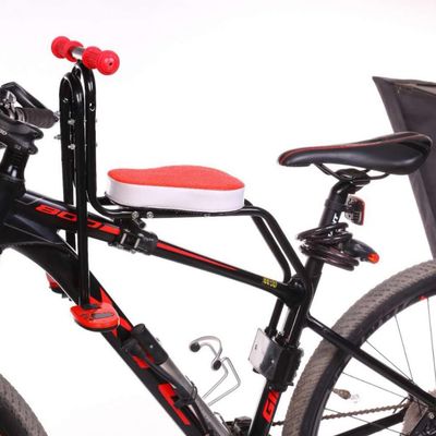 EEYZD Toddler Bike Seat,Adjustable Child Safety Seat,for Mountain Bikes Front Mounted Child Bike Seat for Children 4-8 Years,Red