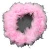 NEREIDS NET Colorful Feather Boas, 6.6ft Feather Boa for Women for Dancing Wedding Party Halloween,with Heart Sunglasses Pink view 1