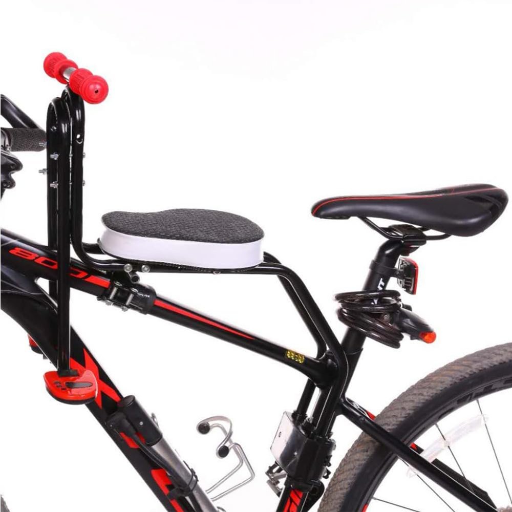 EEYZD Toddler Bike Seat,Adjustable Child Safety Seat,for Mountain Bikes Front Mounted Child Bike Seat for Children 4-8 Years,Black
