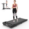 ANCHEER Pink Walking Pad Treadmill with Incline - Under Desk Treadmill with Vibration Massage Plate, 2.5HP Compact Portable Treadmills for Home Small Spaces, Office, Remote Control and LED Display view 1