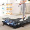 ANCHEER Pink Walking Pad Treadmill with Incline - Under Desk Treadmill with Vibration Massage Plate, 2.5HP Compact Portable Treadmills for Home Small Spaces, Office, Remote Control and LED Display view 2
