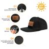 Personalized Infant Baseball Hat Cap: Custom Name Leather Patch Sun Hats for Baby Boys 0-2 Years - Outdoor Adjustable Snapback Caps Gifts for Toddler Girls(Small) view 2
