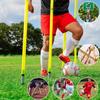 ZAQYCM Spring Loaded Soccer Training Poles for Kids and Adults, Dog Agility Training Equipment Slalom Sticks for Dog Obstacle Course Backyard, 5 Pack Basketball Coaching Sticks (Size : 59in/1.5m) view 4