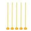 ZAQYCM 5 Pack Soccer Agility Poles 40 50 60 Inch Tall, Adults Teens Kids Basketball Training Stick with Base, Indoor Outdoor Speed Training Equipment Slalom Poles (Size : 1.2m/47in) view 1