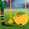 ZAQYCM 5 Pack Soccer Agility Poles 40 50 60 Inch Tall, Adults Teens Kids Basketball Training Stick with Base, Indoor Outdoor Speed Training Equipment Slalom Poles (Size : 1.2m/47in) view 4