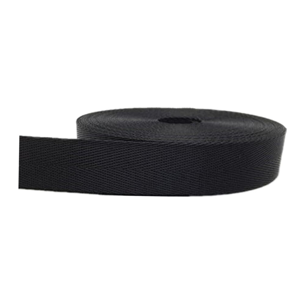 1 Inch Nylon Webbing Strap, Herringbone Pattern Strapping for Indoor or Outdoor Gear, DIY Crafting, Repairing